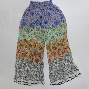 Anthropologie Womens Floral Pants - Sz S